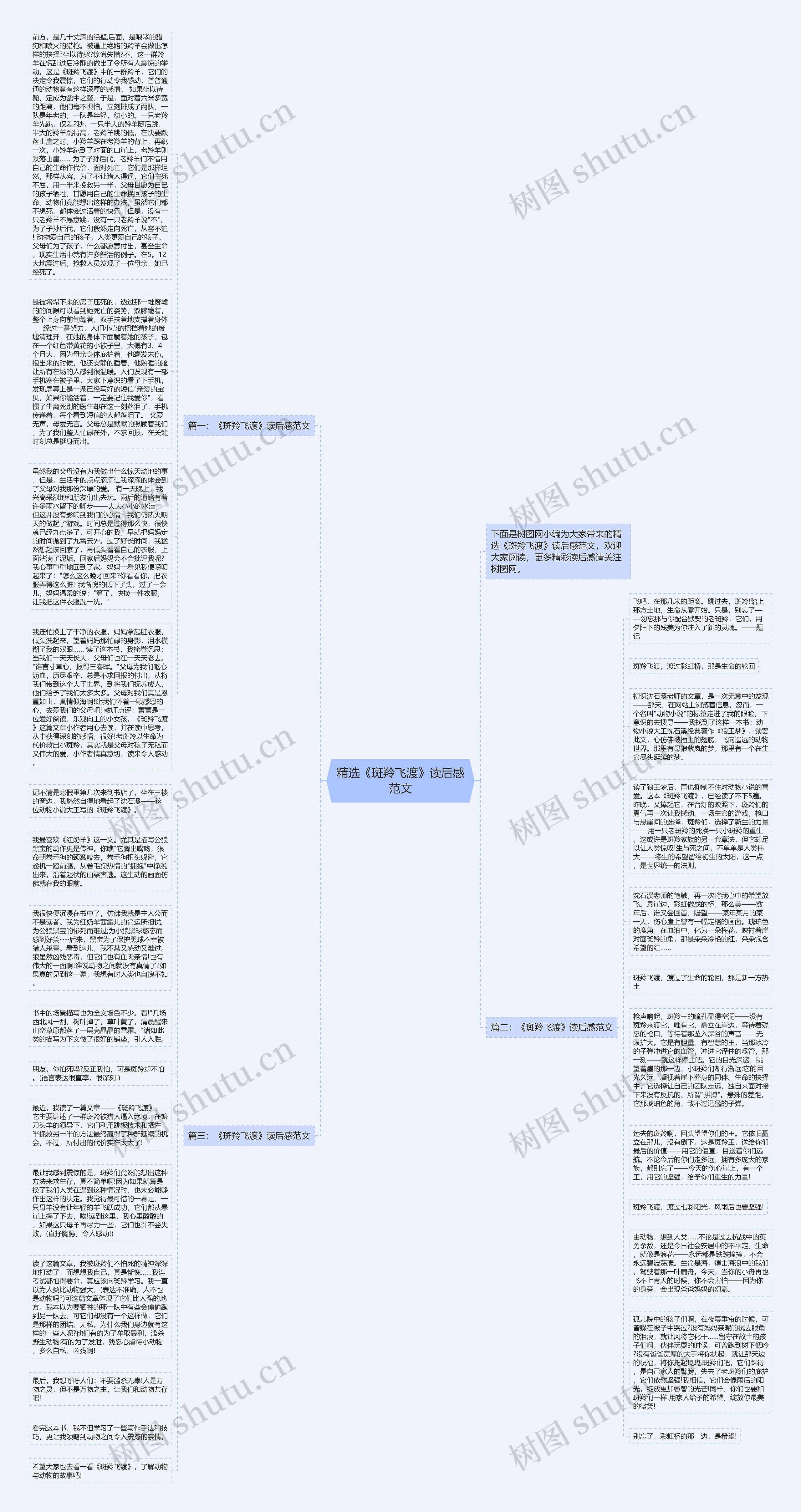精选《斑羚飞渡》读后感范文思维导图