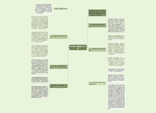 高中第二学期德育工作计划