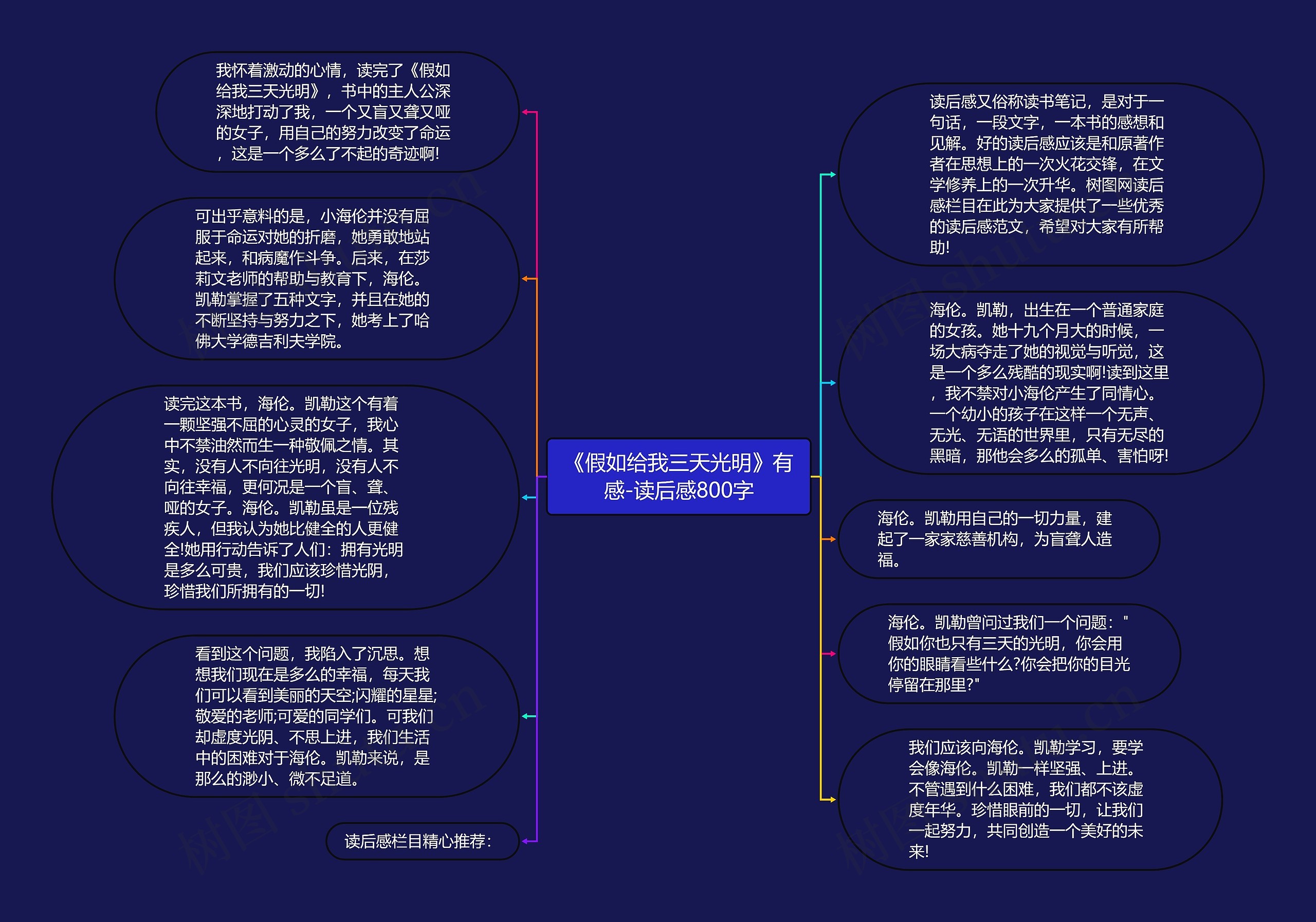 《假如给我三天光明》有感-读后感800字