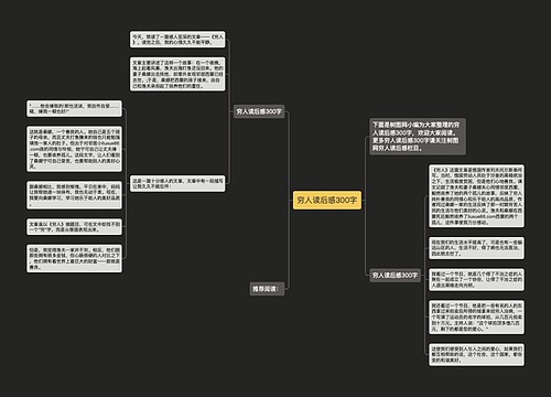 穷人读后感300字