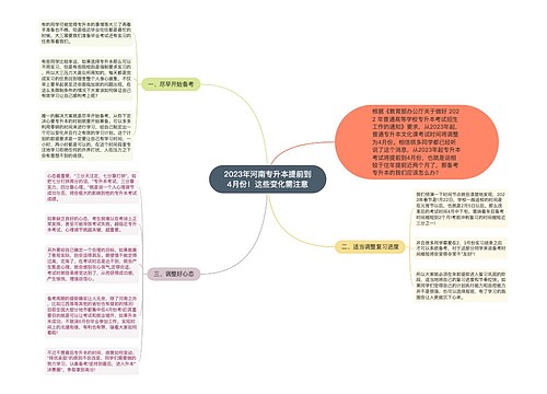 2023年河南专升本提前到4月份！这些变化需注意