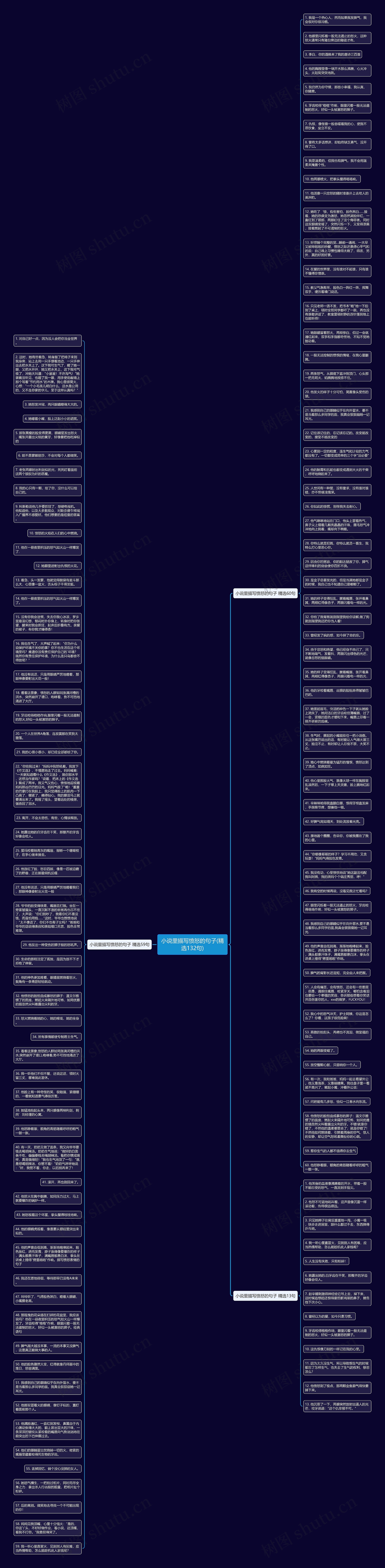 小说里描写愤怒的句子(精选132句)思维导图