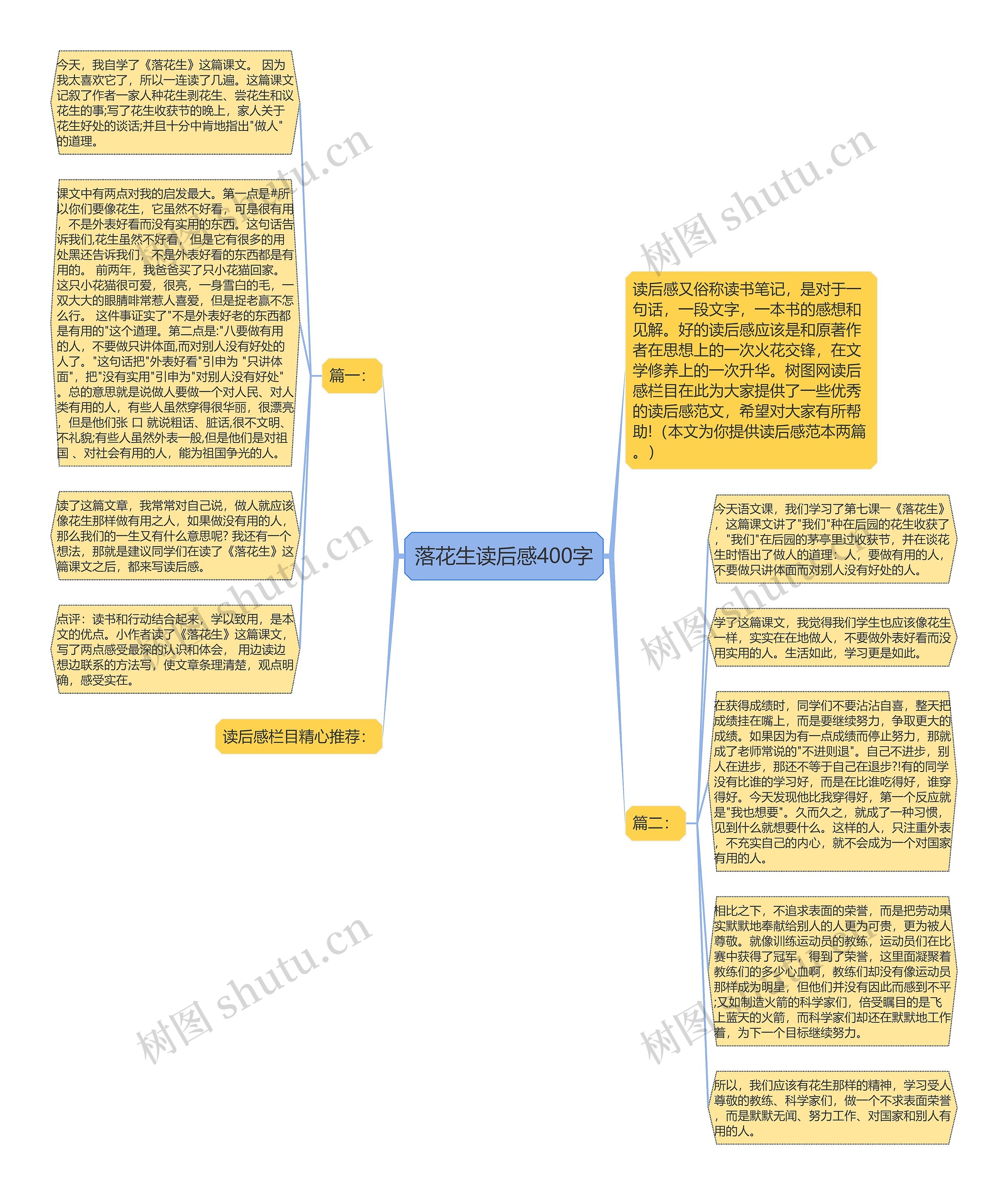 落花生读后感400字