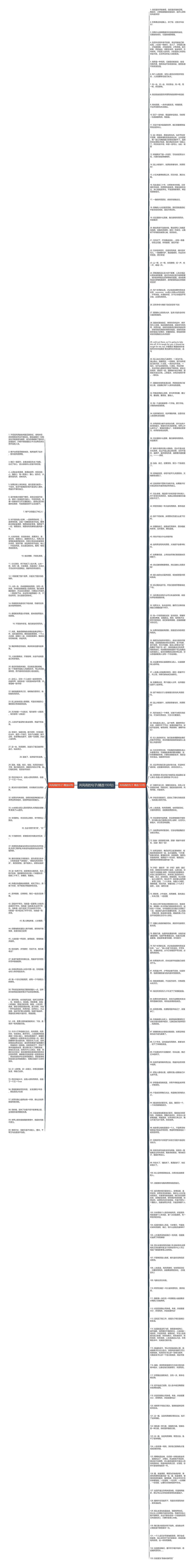 共风雨的句子(精选193句)思维导图