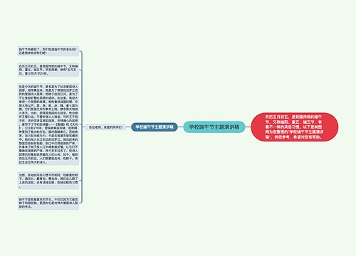 学校端午节主题演讲稿