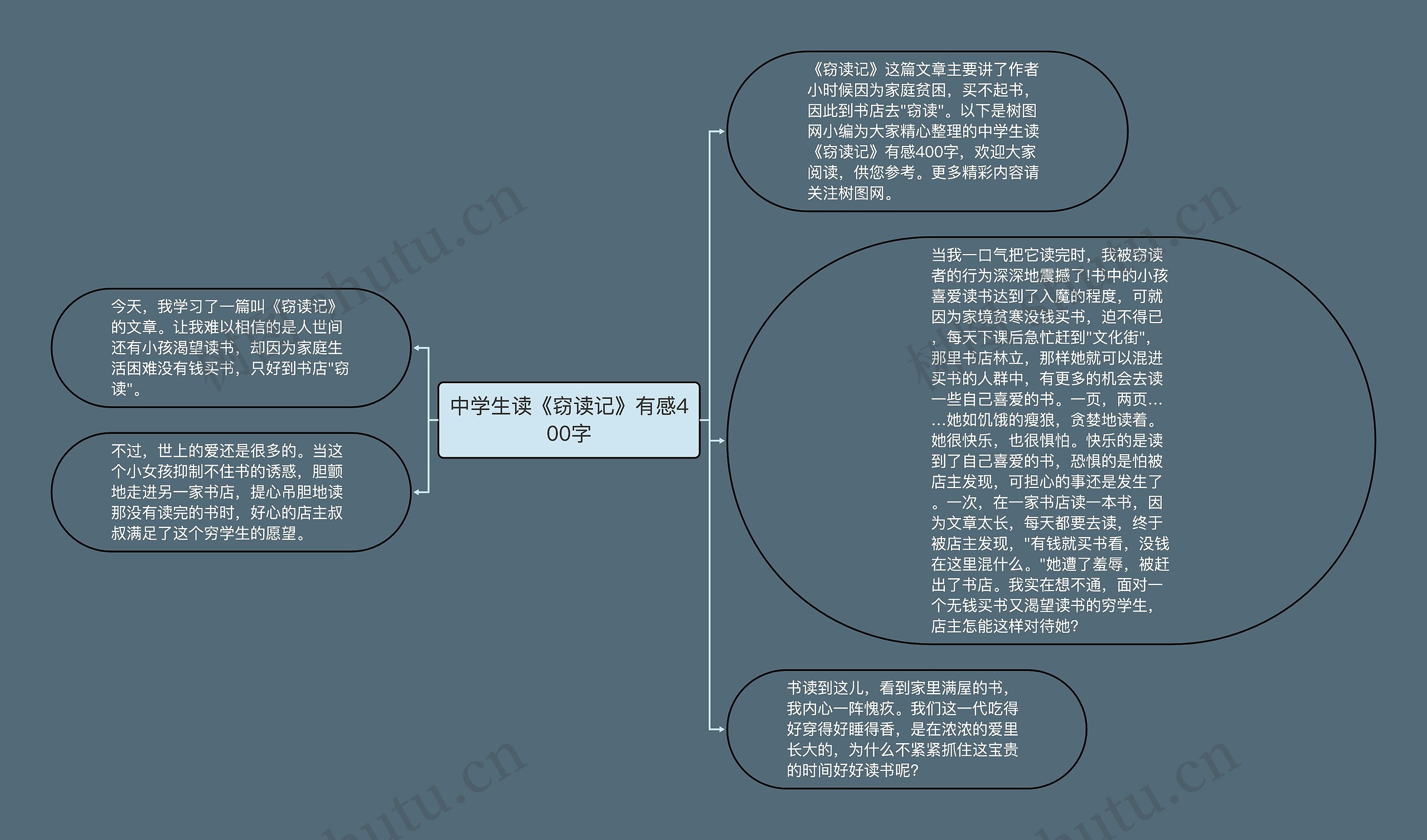 中学生读《窃读记》有感400字