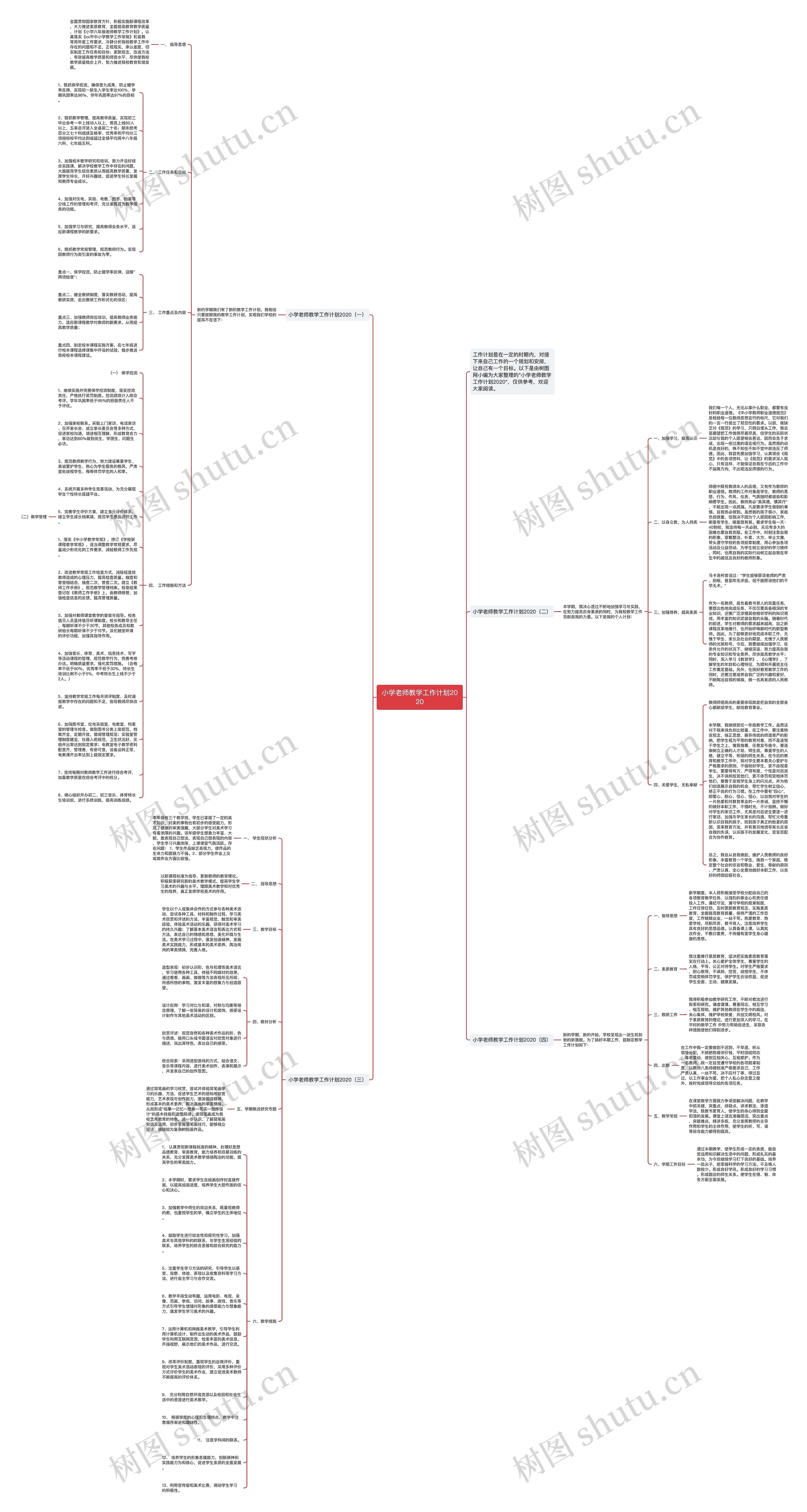 小学老师教学工作计划2020