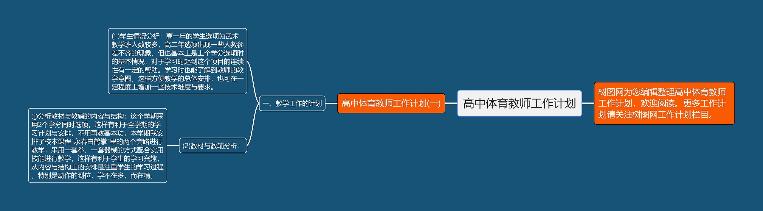 高中体育教师工作计划