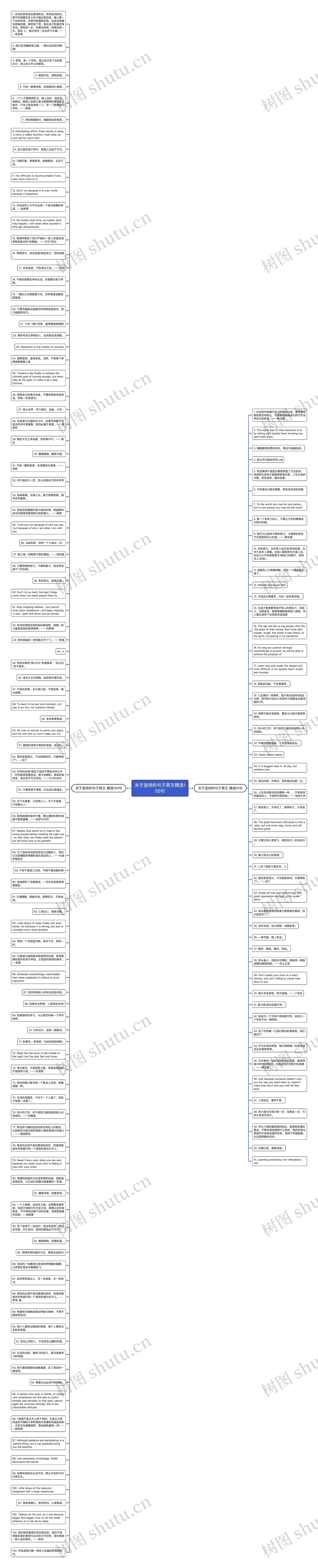 关于坚持的句子英文精选155句思维导图