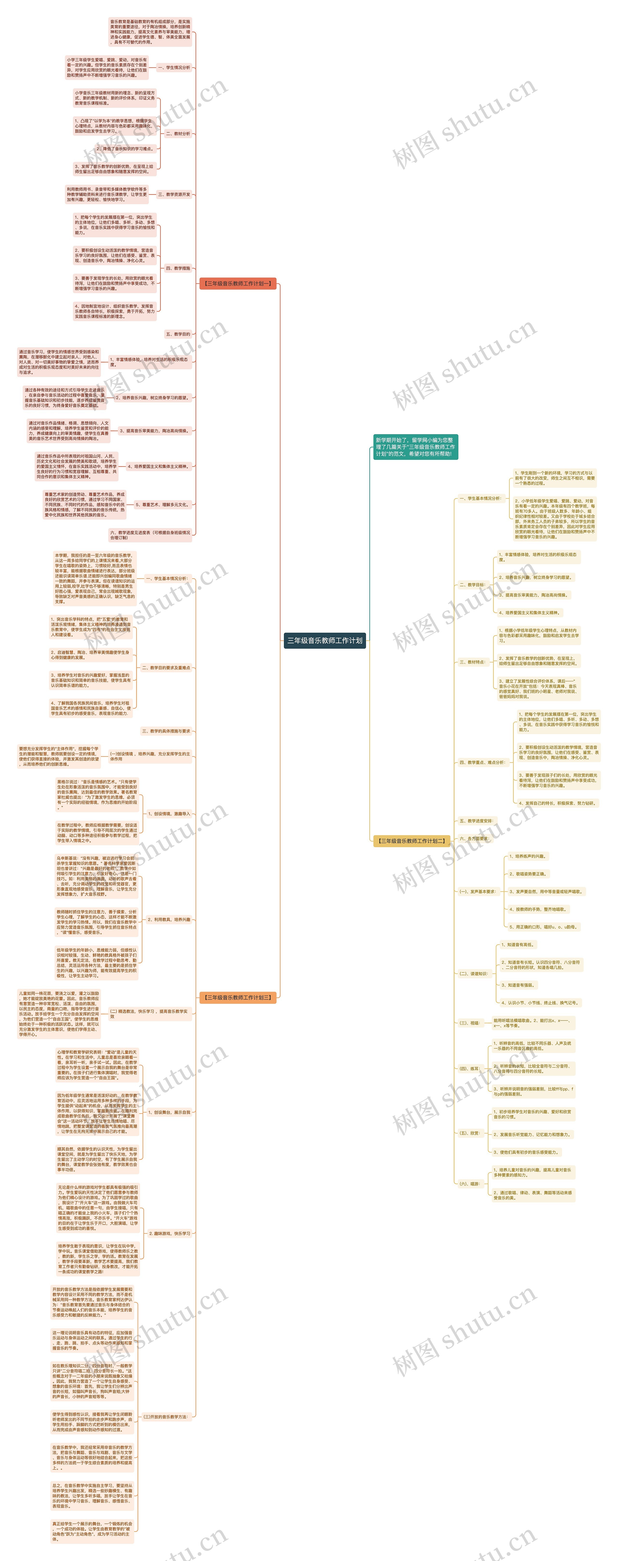 三年级音乐教师工作计划