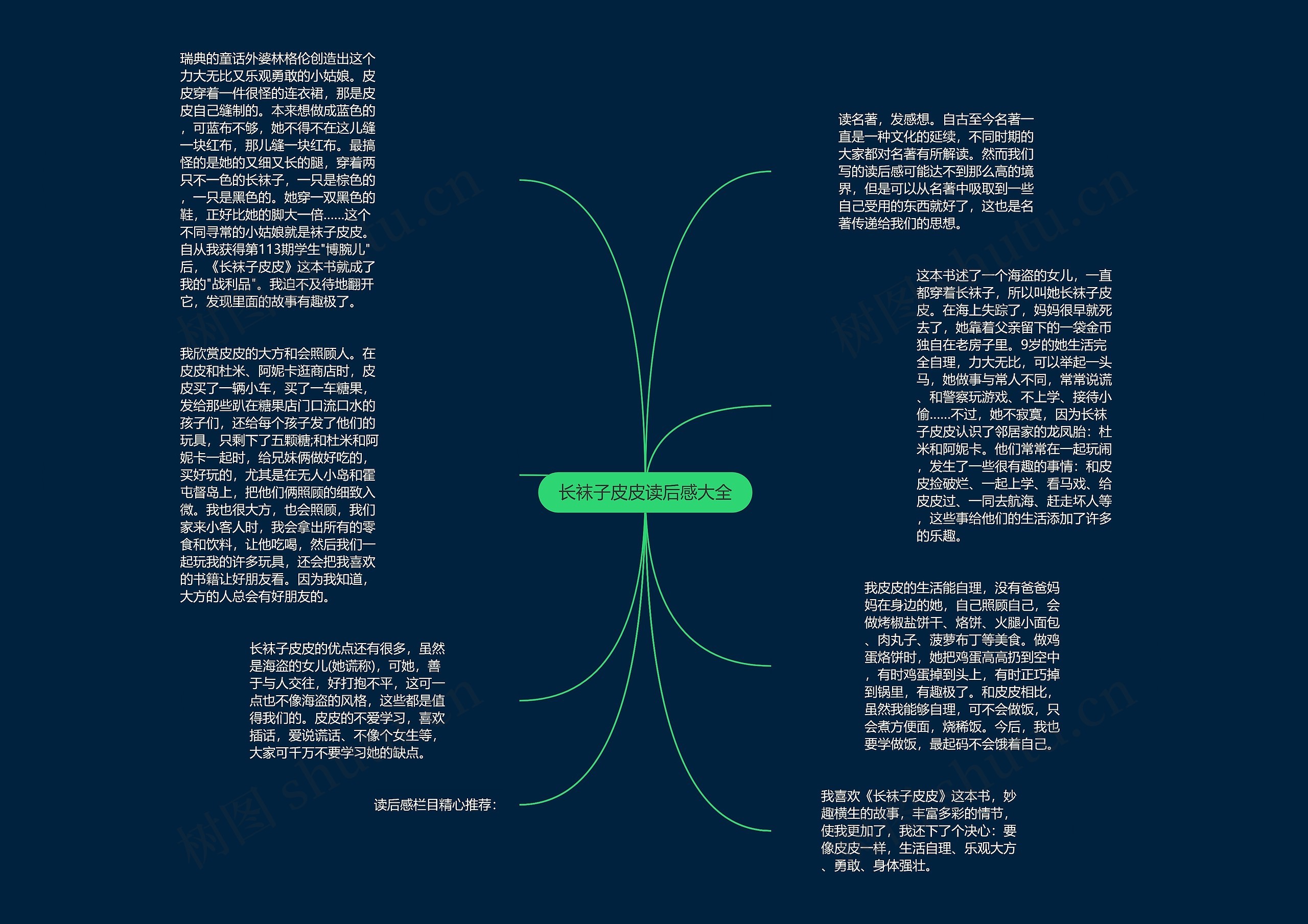 长袜子皮皮读后感大全