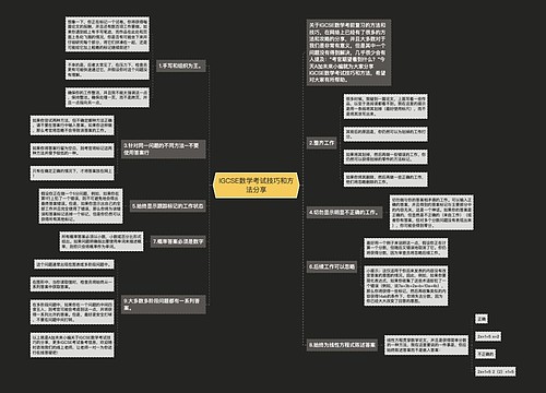 IGCSE数学考试技巧和方法分享