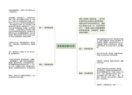 匆匆读后感100字