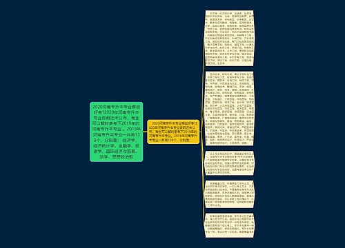 2020河南专升本专业哪些好考?2020年河南专升本专业目前还未公布,考生可以暂时参考下2019年的 河南专升本专业 。2019年河南专升本专业一共有139个,分别是: 经济学,经济统计学,金融学,投资学,国际经济与贸易,法学,思想政治教 2020河南专升本专业哪些好考?2020年河南专升本专业目前还未公布,考生可以暂时参考下2019年的 河南专升本专业 。2019年河南专升本专业一共有139个,分别是: 经济学,经济统计学,金融学,投资学,国际经济与贸易,法学,思想政治教