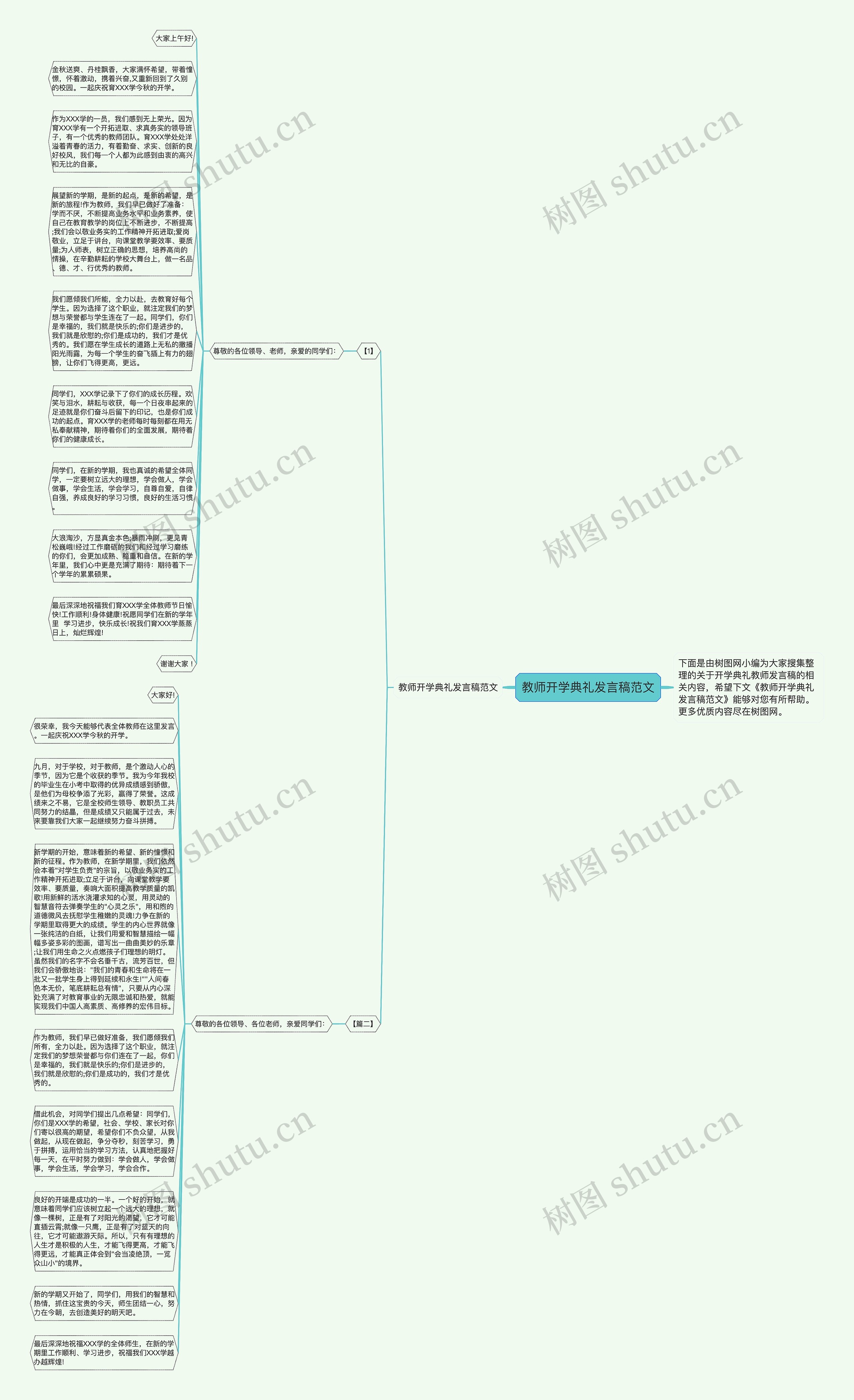 教师开学典礼发言稿范文