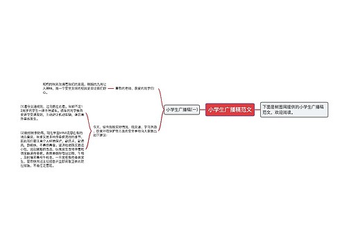 小学生广播稿范文