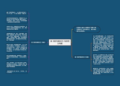 读《格列佛游记》有感范文两篇