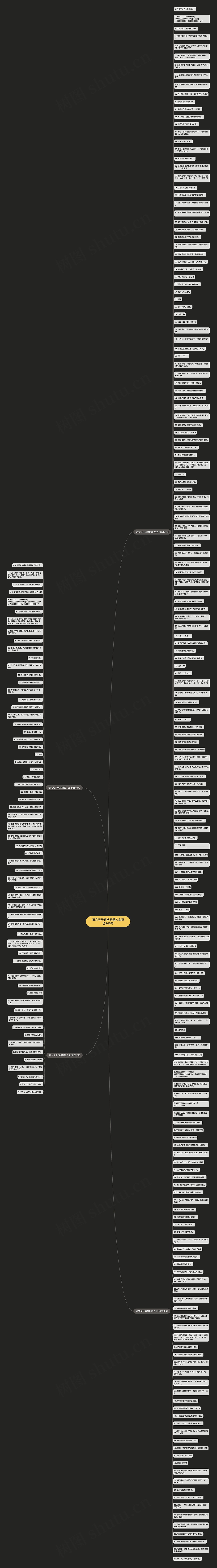 语文句子转换例题大全精选246句思维导图