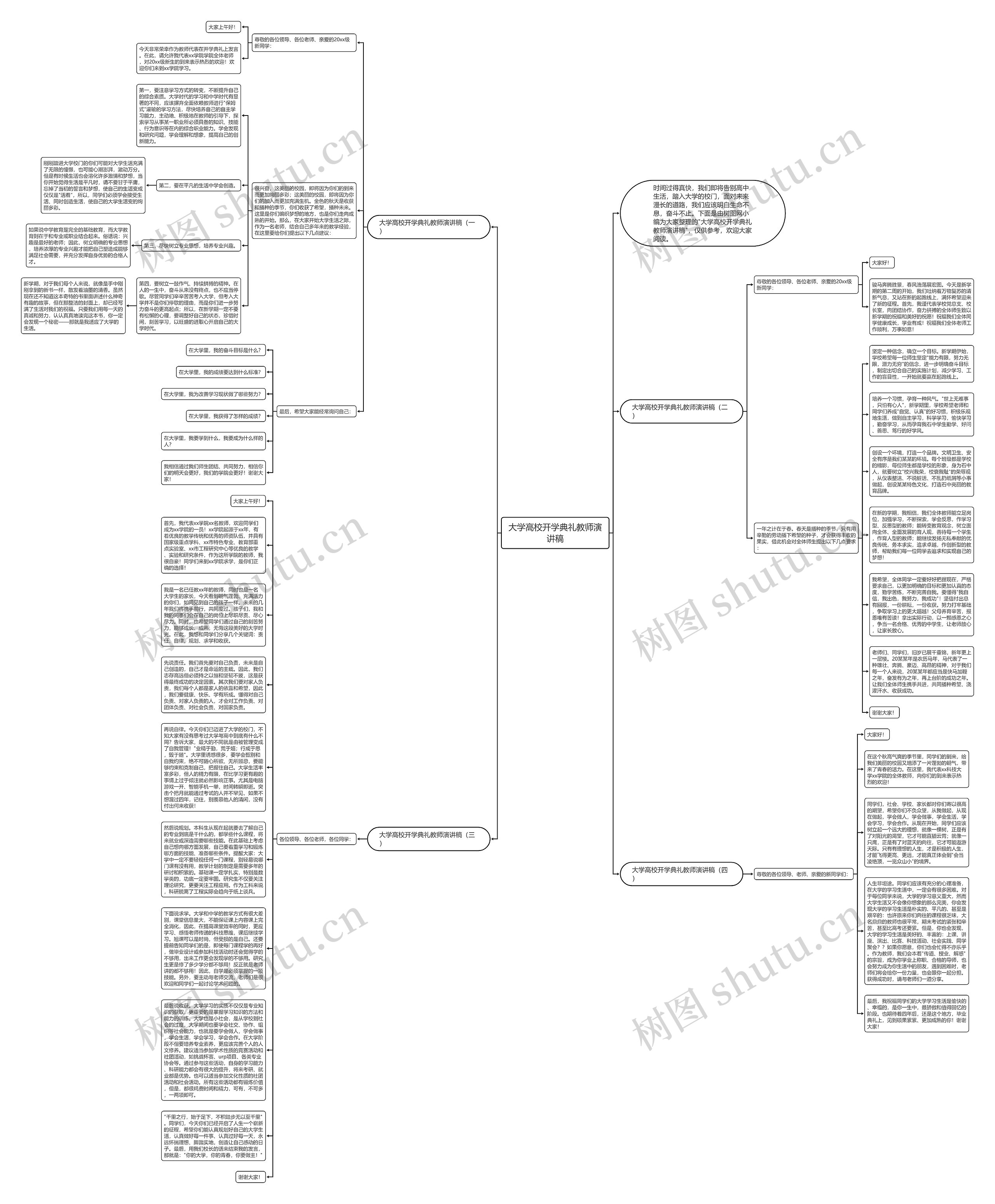 大学高校开学典礼教师演讲稿