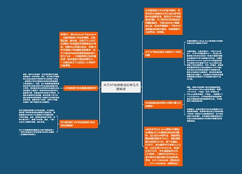 关于AP成绩寄送的常见问题解读