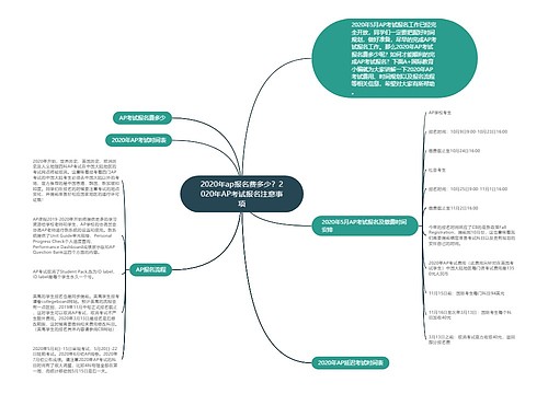 2020年ap报名费多少？2020年AP考试报名注意事项