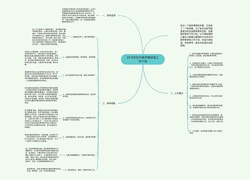 2018年初中数学教研组工作计划