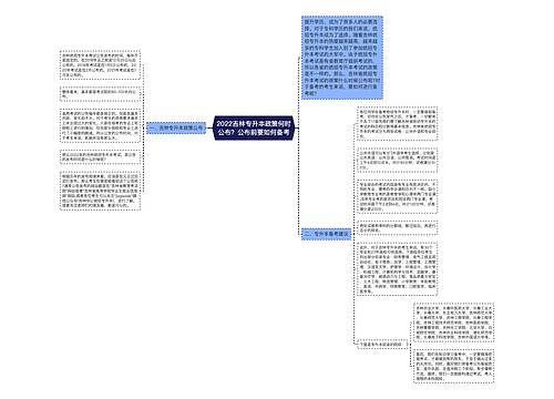 2022吉林专升本政策何时公布？公布前要如何备考