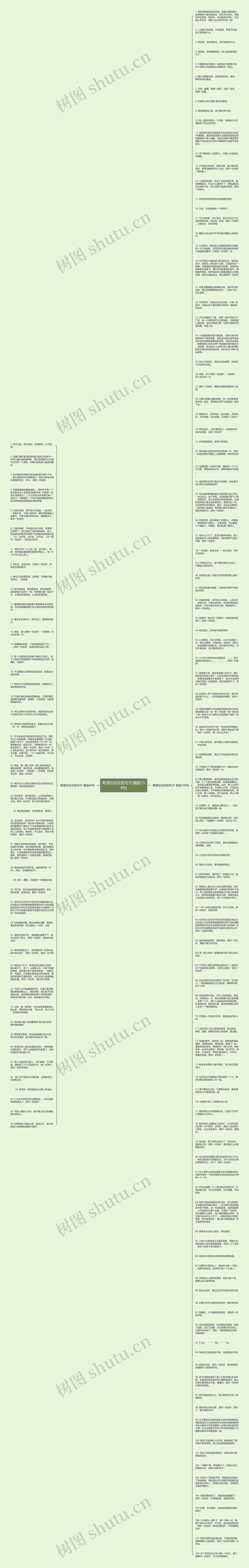 希望你还在的句子(精选154句)思维导图