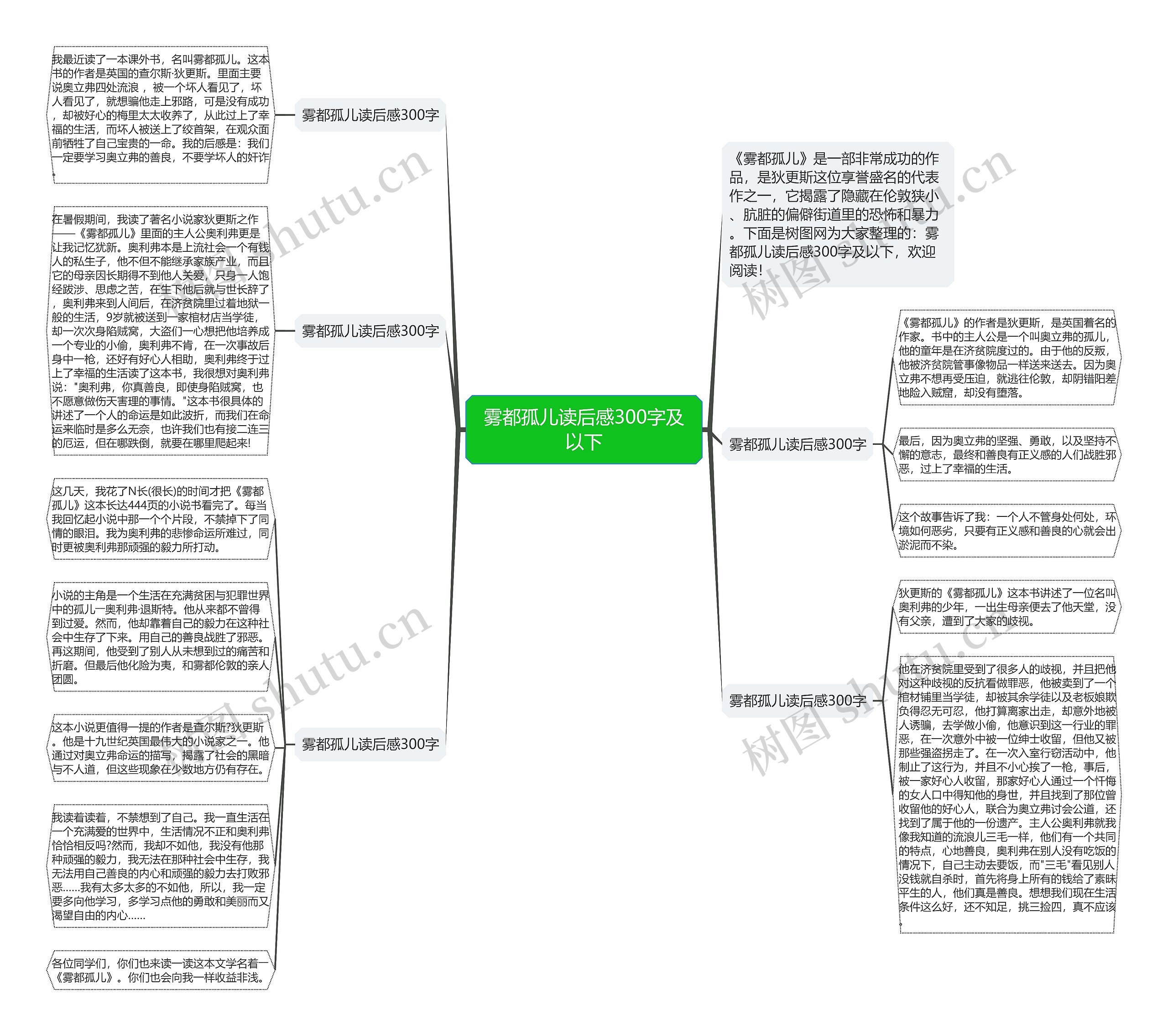 雾都孤儿读后感300字及以下