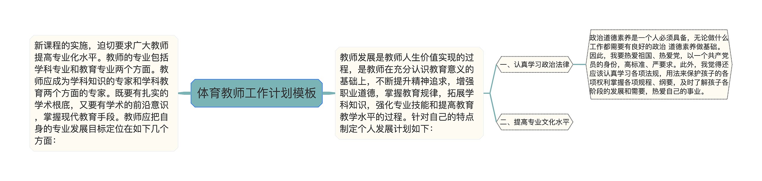 体育教师工作计划模板