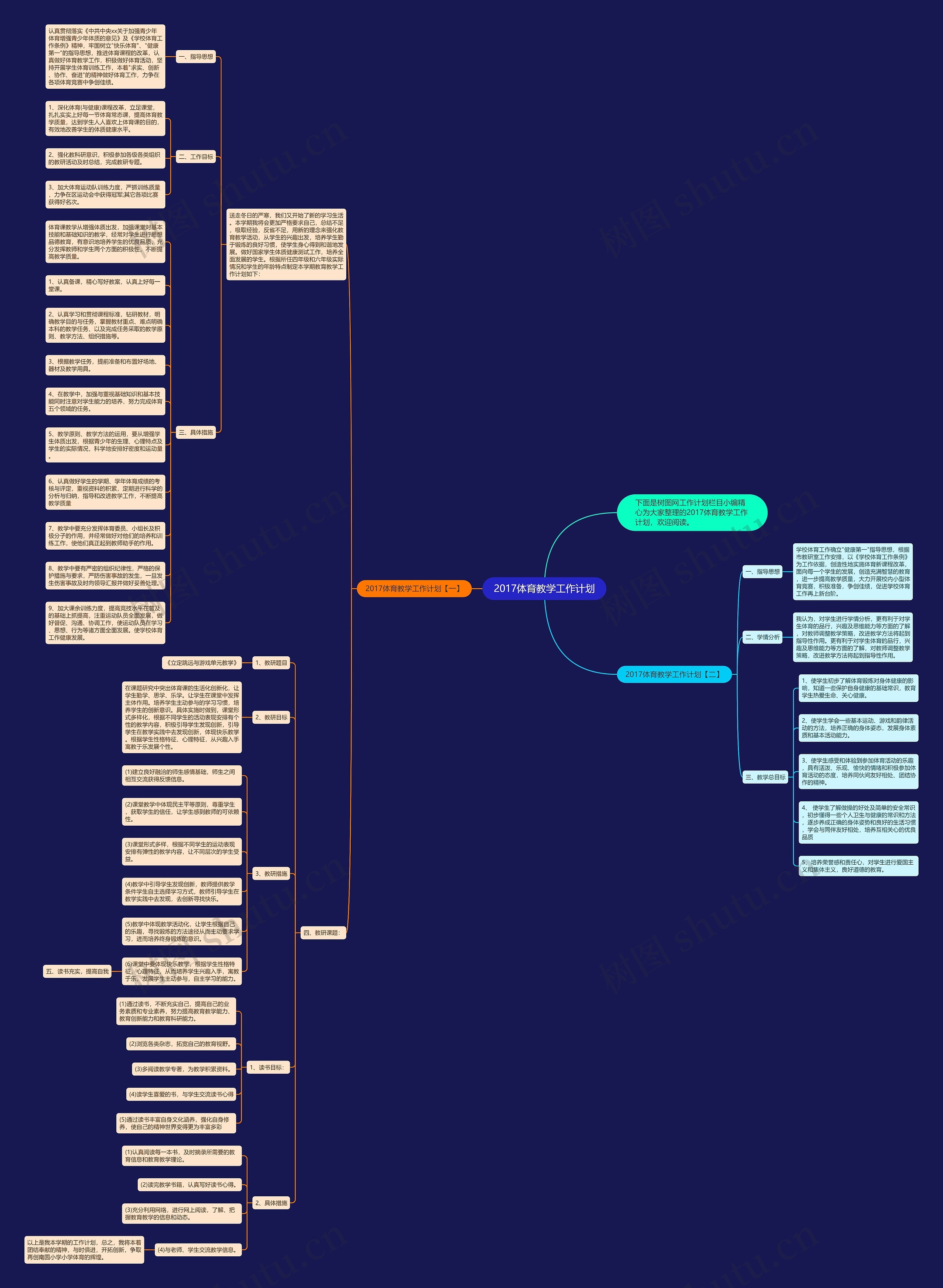 2017体育教学工作计划