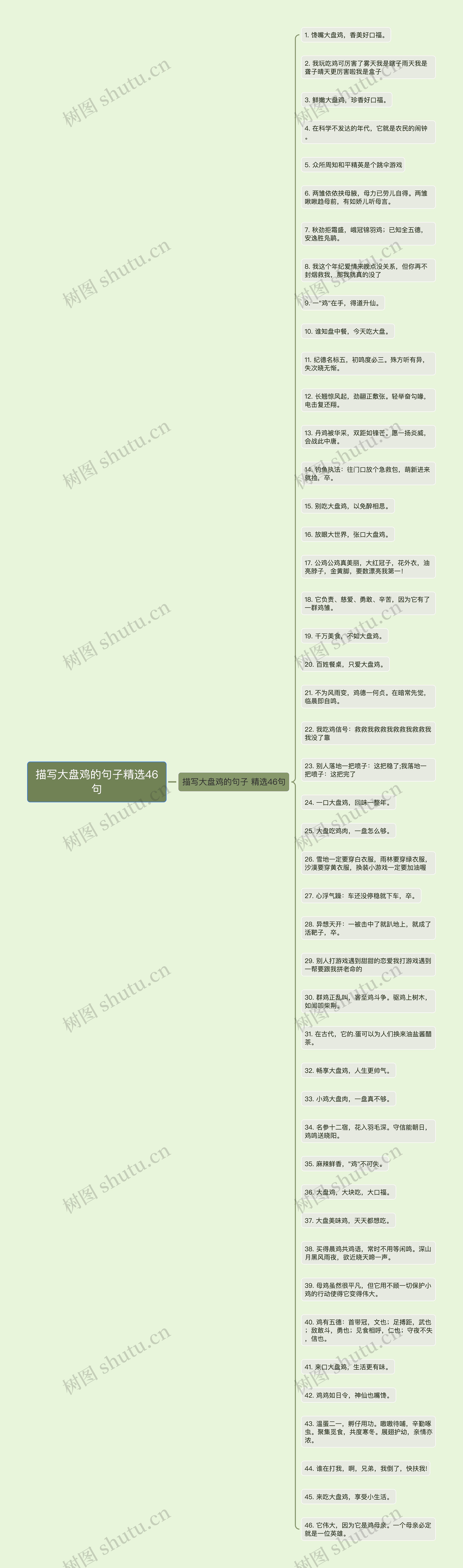 描写大盘鸡的句子精选46句