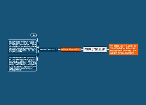 有关于学习的演讲稿
