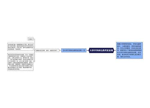 大学开学典礼教师发言稿