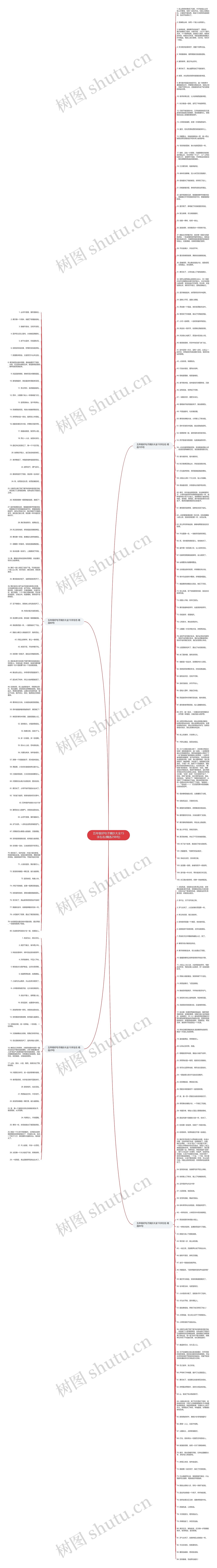 五年级好句子摘抄大全15字左右(精选298句)思维导图