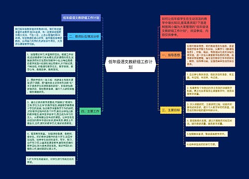 低年级语文教研组工作计划