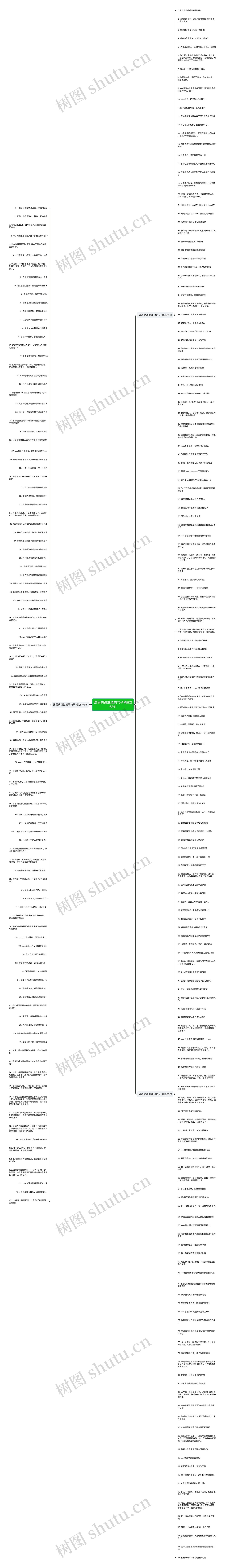 爱我的请继续的句子精选268句思维导图