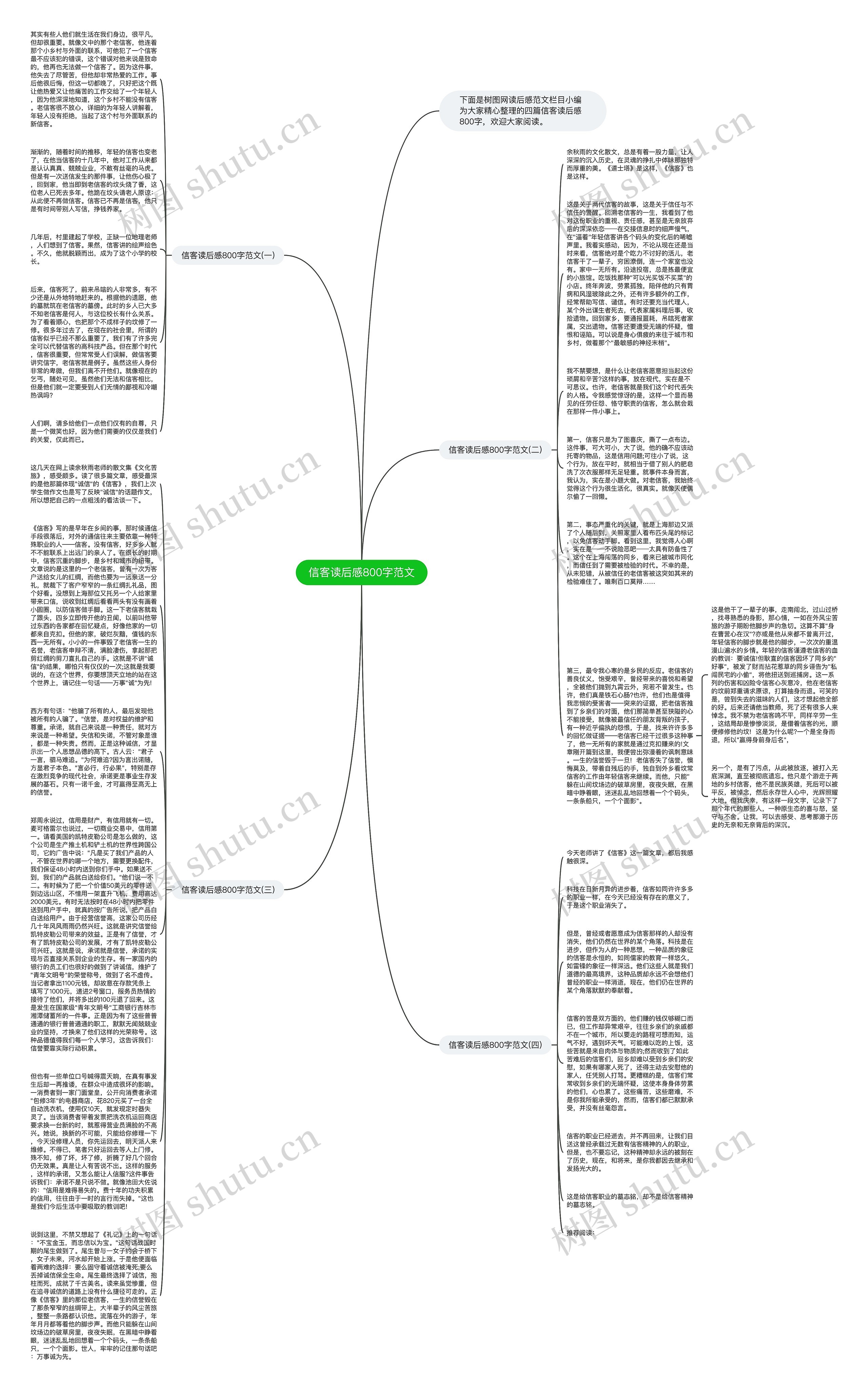 信客读后感800字范文