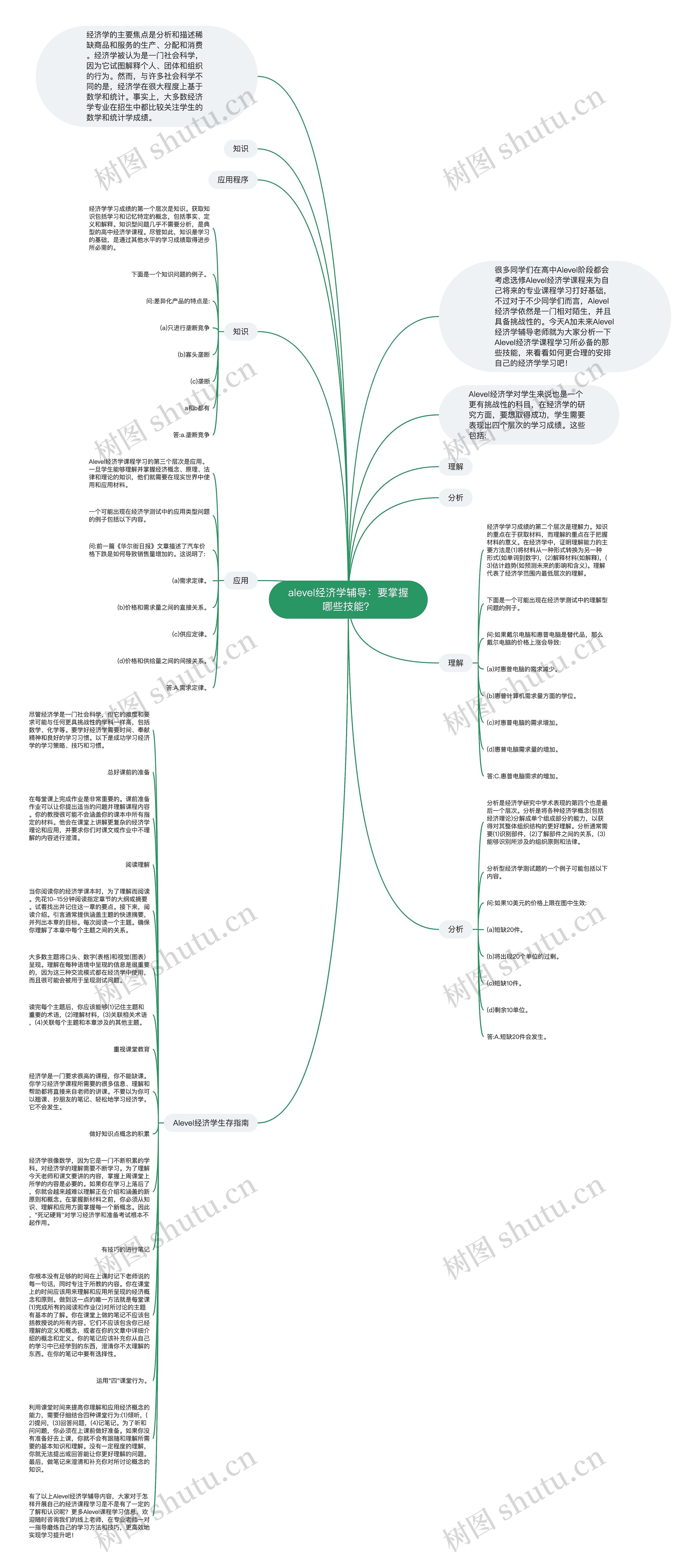 alevel经济学辅导：要掌握哪些技能？