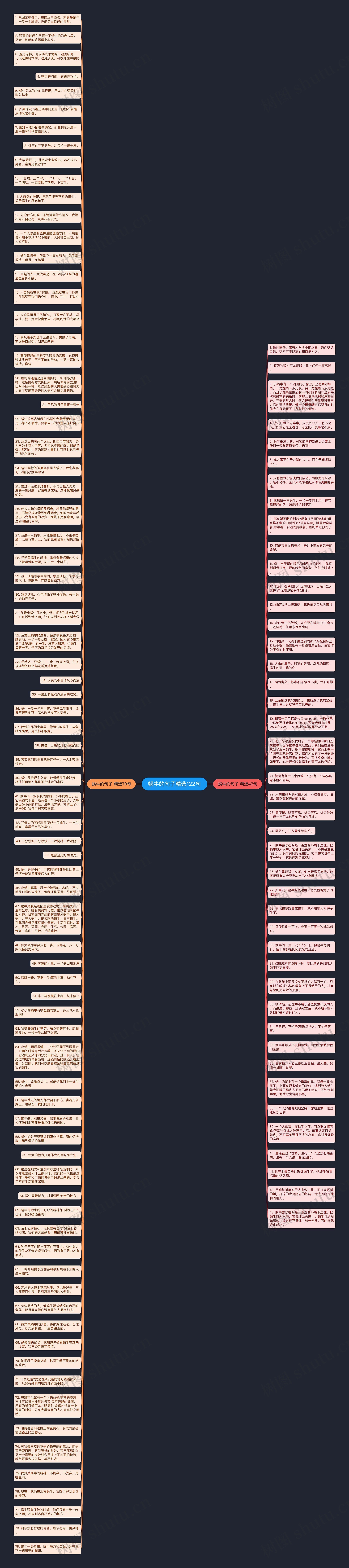 蜗牛的句子精选122句思维导图