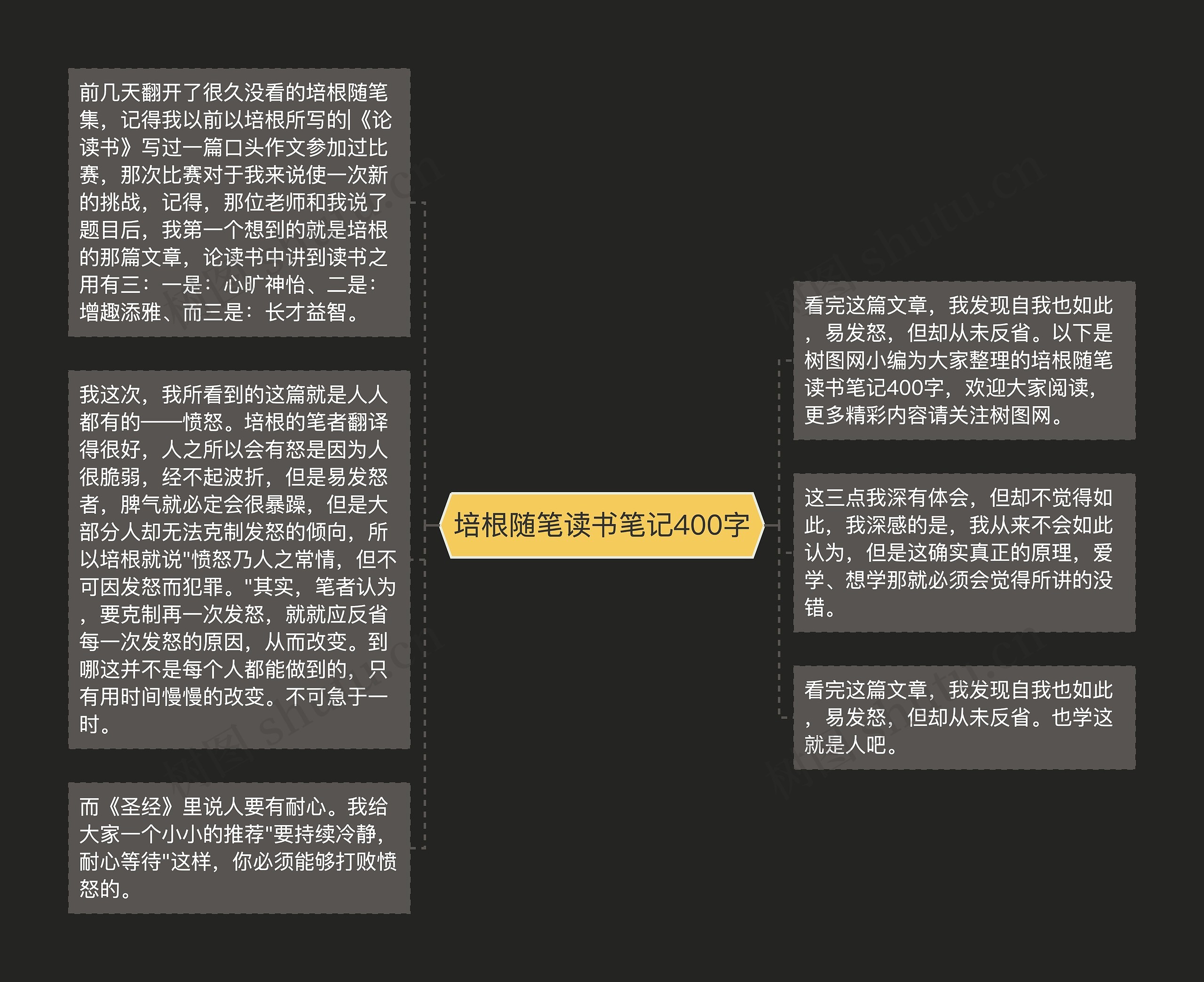 培根随笔读书笔记400字思维导图