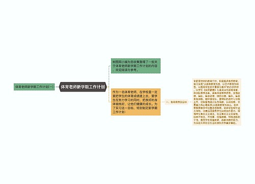 体育老师新学期工作计划