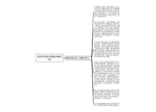 教师节学生代表演讲稿800字