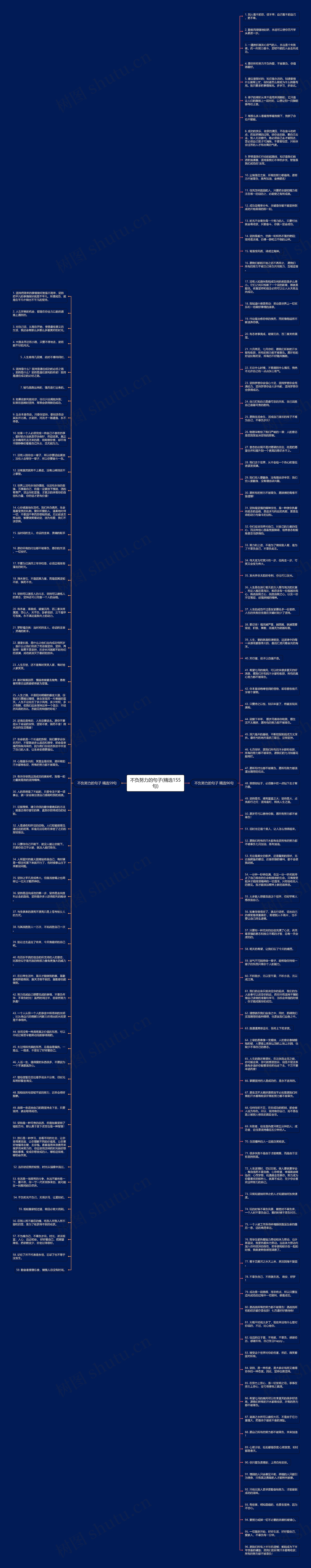 不负努力的句子(精选155句)思维导图