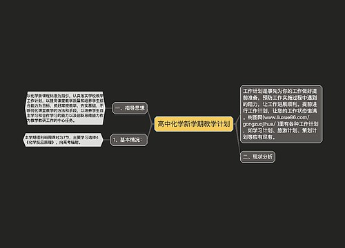 高中化学新学期教学计划