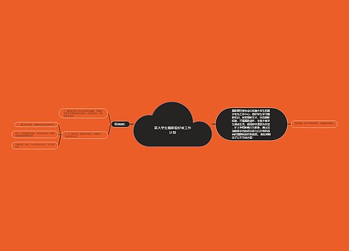 某大学生摄影爱好者工作计划