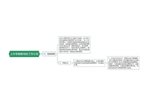 上半学期教导处工作计划