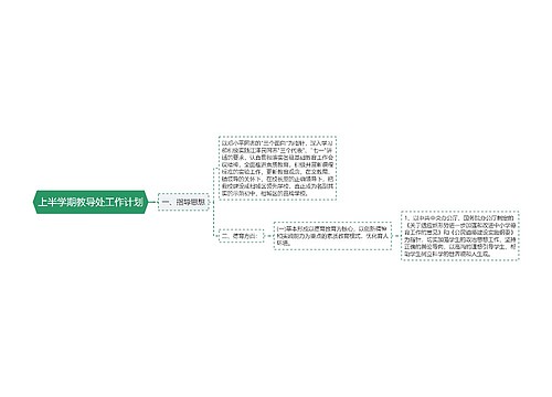 上半学期教导处工作计划