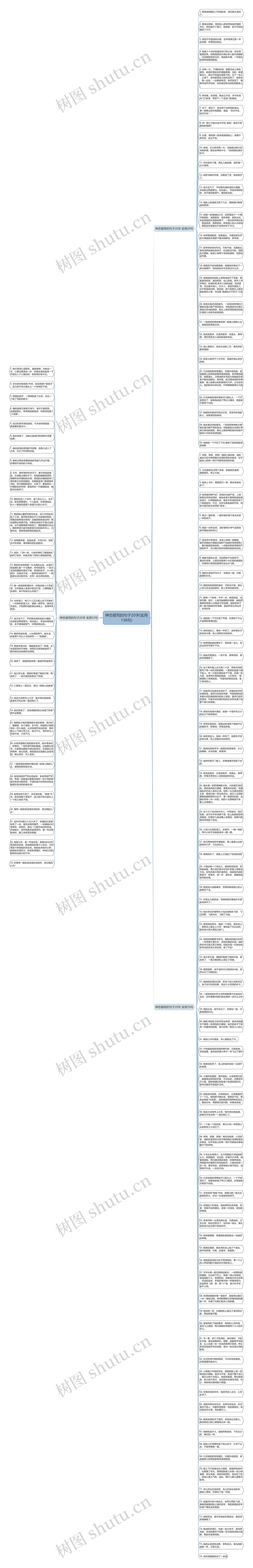 神态描写的句子20字(实用138句)思维导图