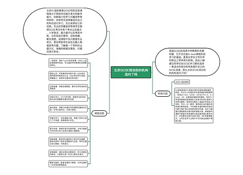 北京GCSE培训你的机构选对了吗